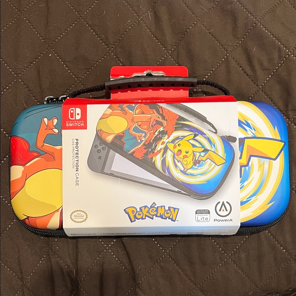 Nintendo Switch Lite Pokémon Protection Case - Red, Blue, Yellow